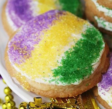 mardi gras cookies