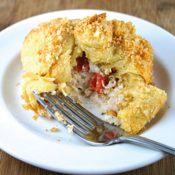 Savory Crescent Chicken Squares - Mom Loves Baking