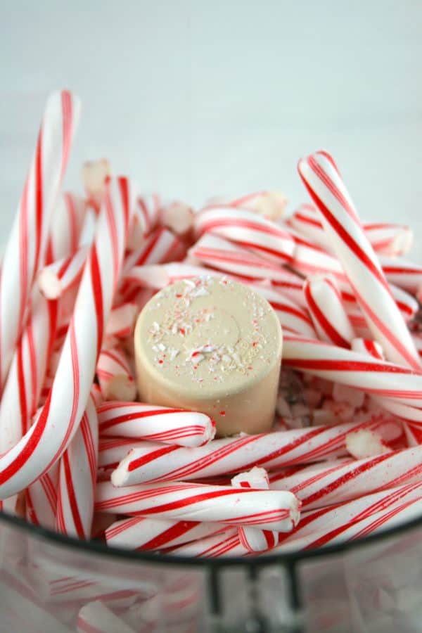 Easy Peppermint Bark Brownies - Mom Loves Baking