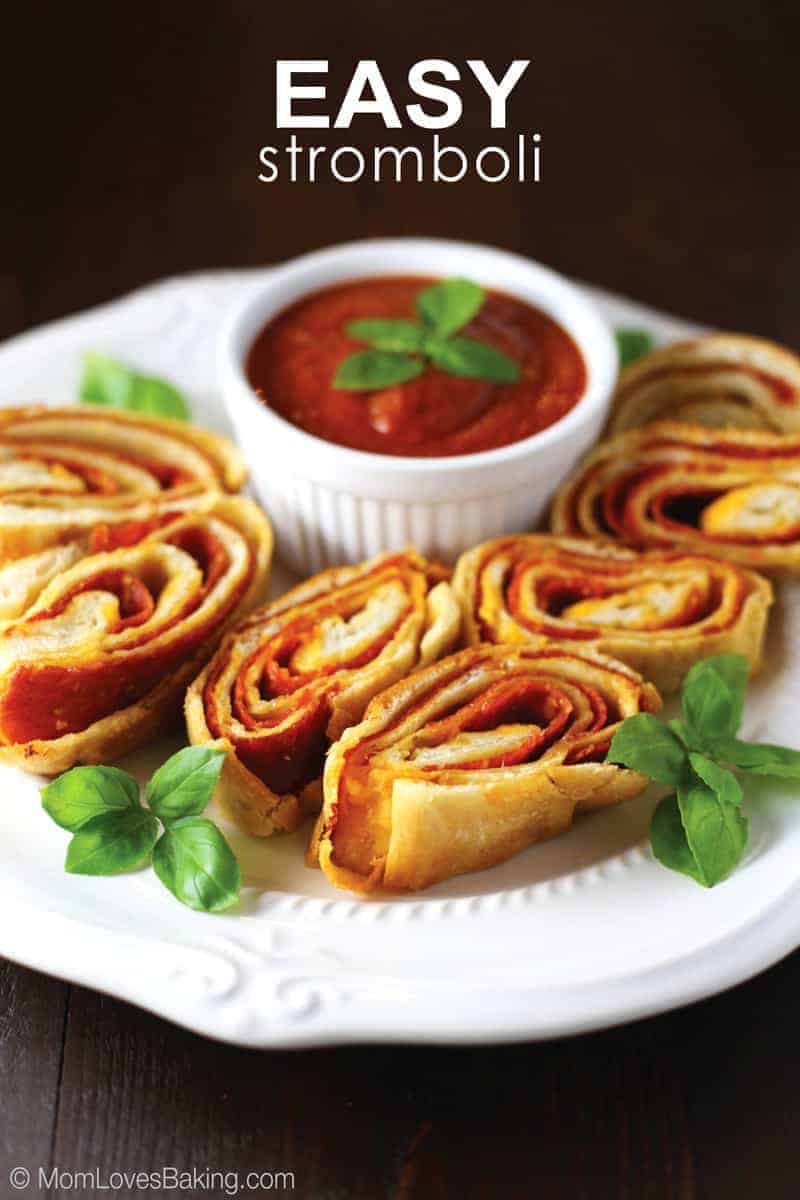 Easy Italian Stromboli Sandwich - Mom Loves Baking