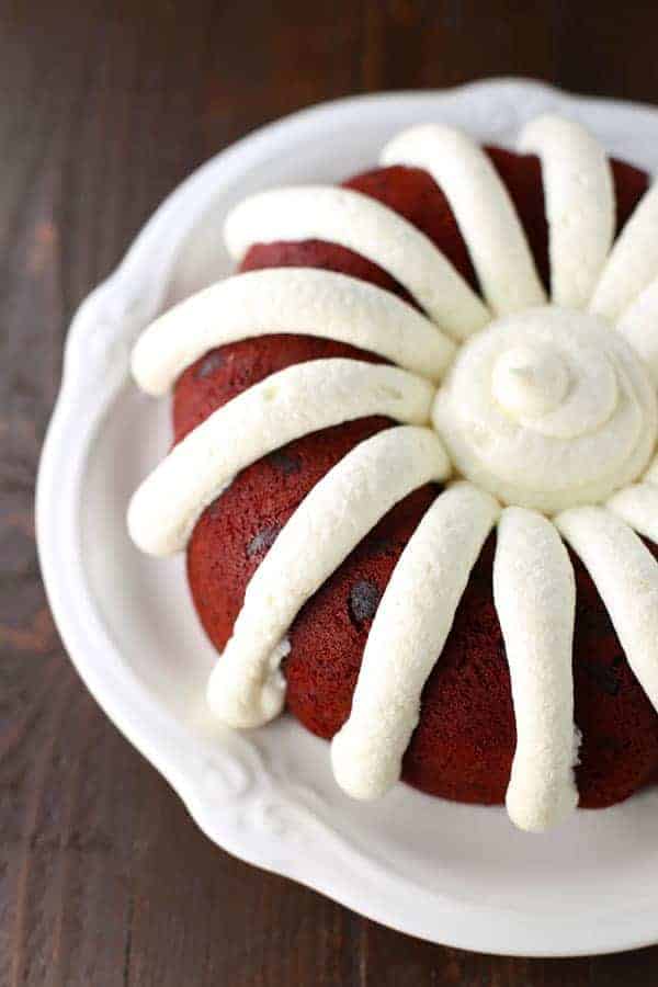 10 Red Velvet Cake in a Bakery Box - Nothing Bundt Cakes