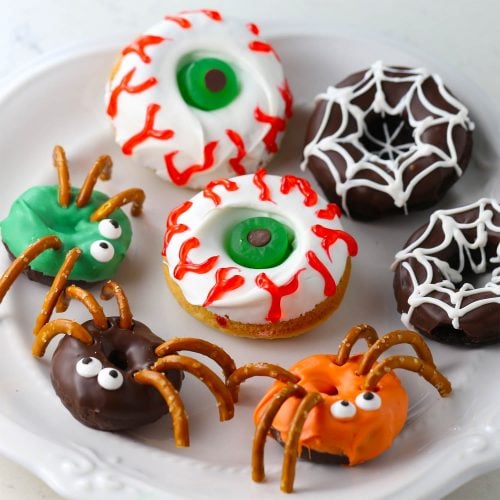 How to Make Scary Good Halloween Donuts - Mom Loves Baking