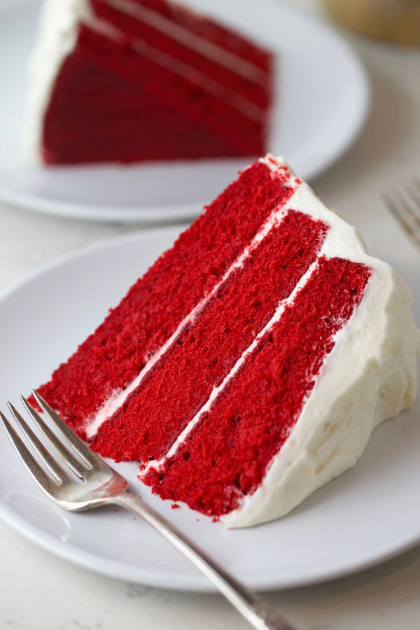 Classic Southern Red Velvet Cake - Mom Loves Baking