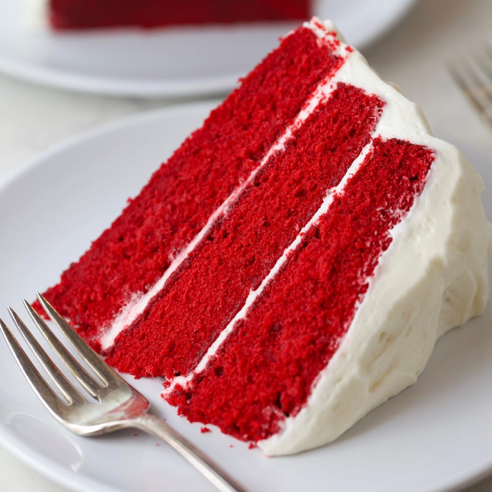 Classic Southern Red Velvet Cake - Mom Loves Baking