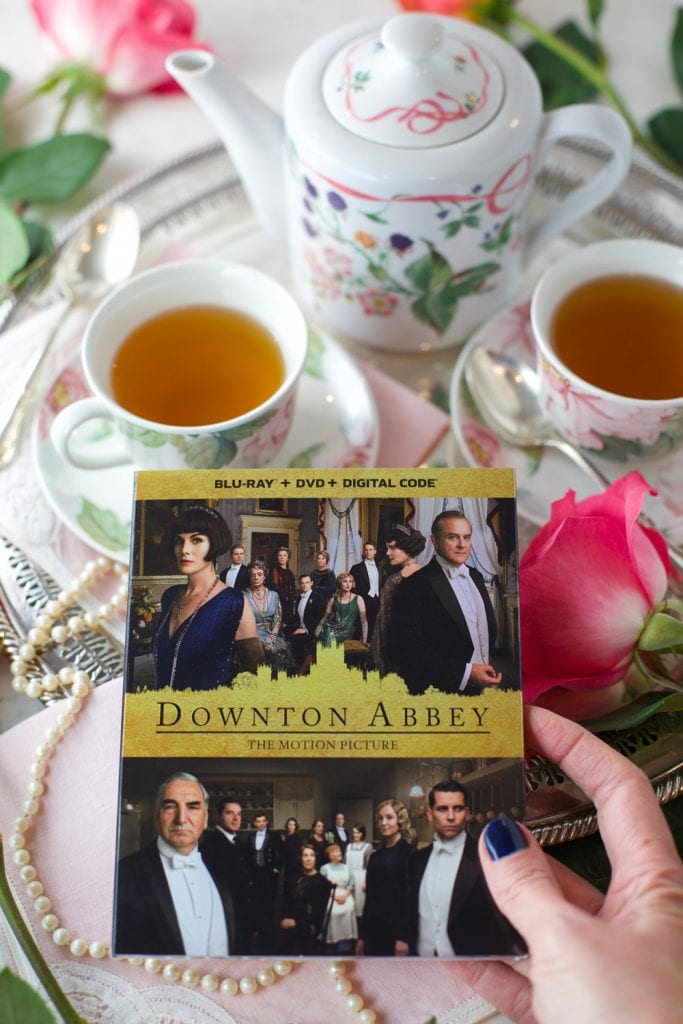Downton Abbey high tea party with scones