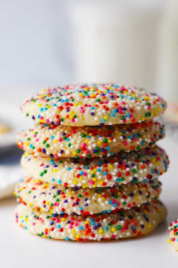 Copycat Publix Sprinkles Sugar Cookies - Mom Loves Baking