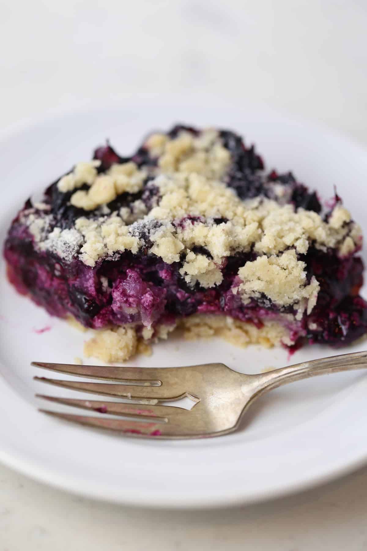 Blueberry pie bars.