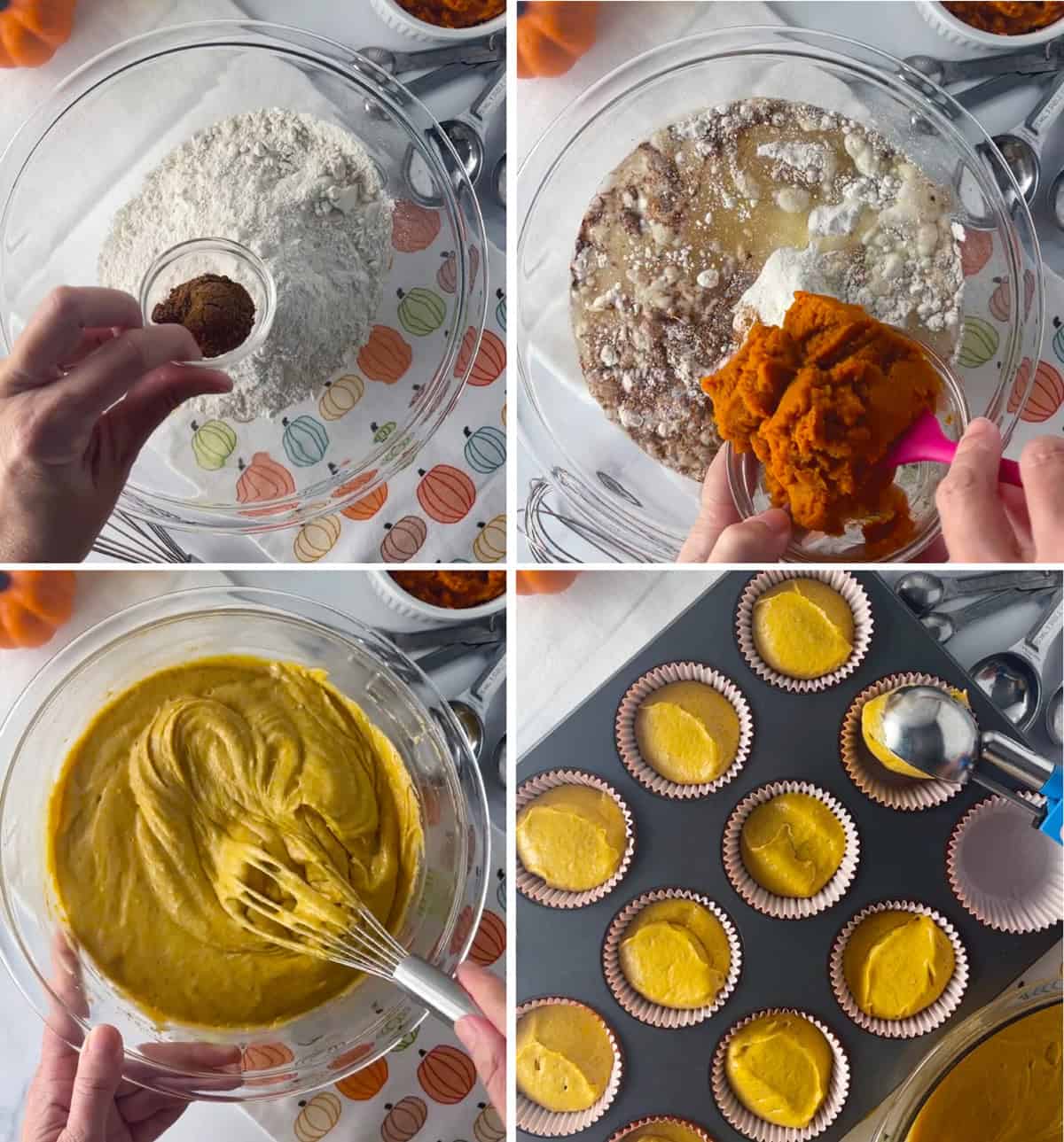 How to make pumpkin cake mix cupcakes.