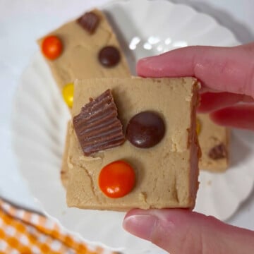 One piece of peanut butter fudge.