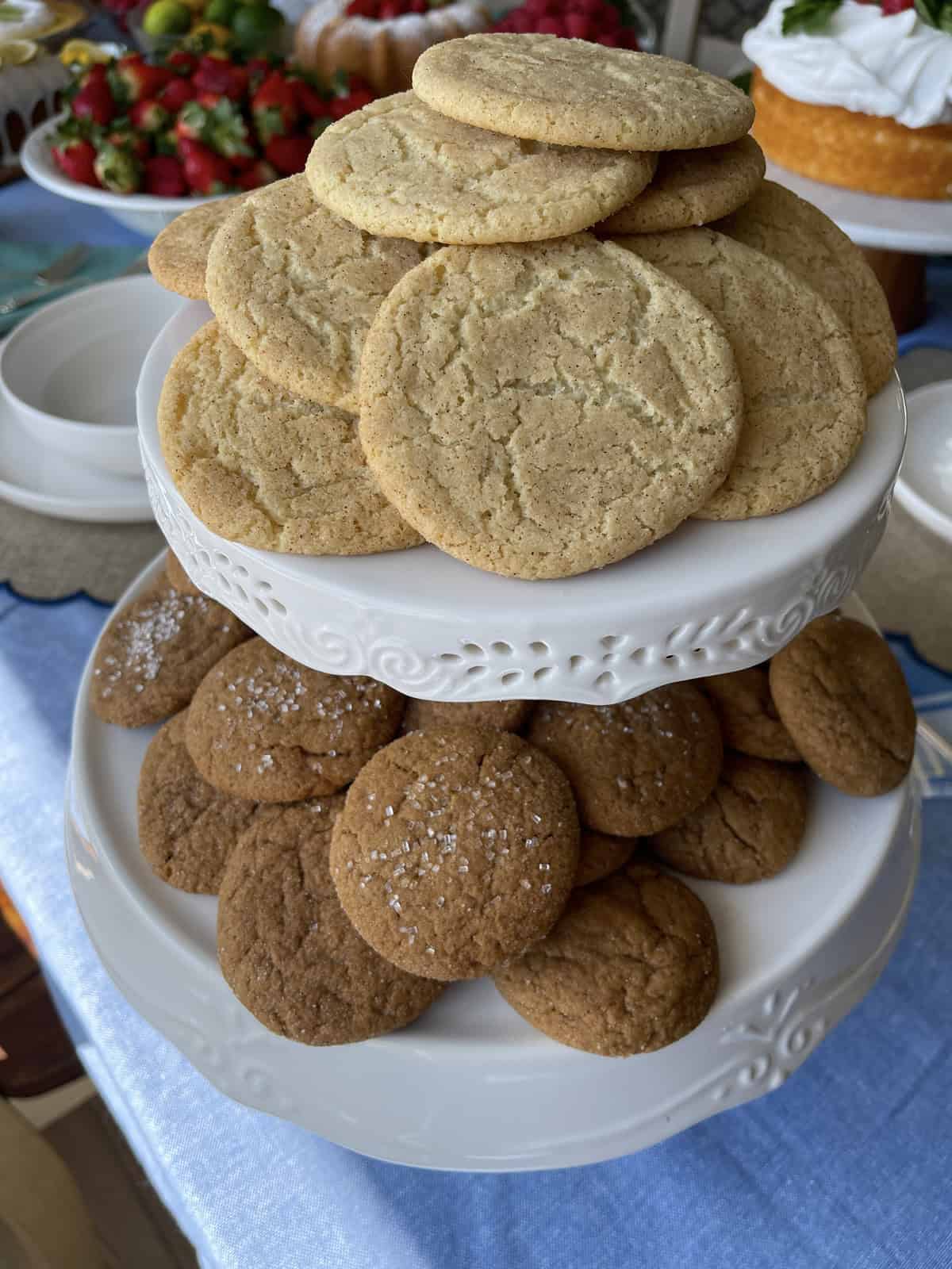 Cookies on a platter.